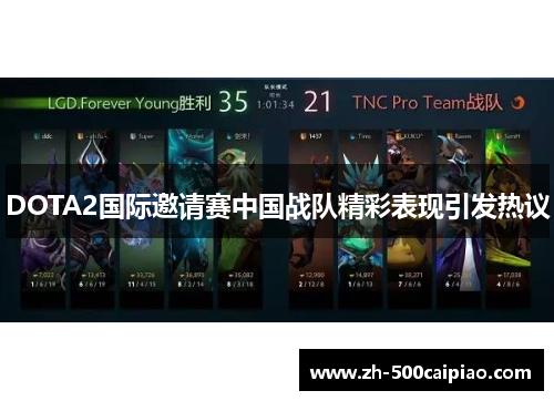 DOTA2国际邀请赛中国战队精彩表现引发热议